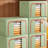 Clothes Storage Bins Boxes with Metal Frame - (Extra Large-105L)-2003692337