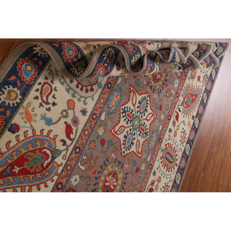 One-of-a-Kind 6'7" X 10'2" New Age Wool Area Rug in