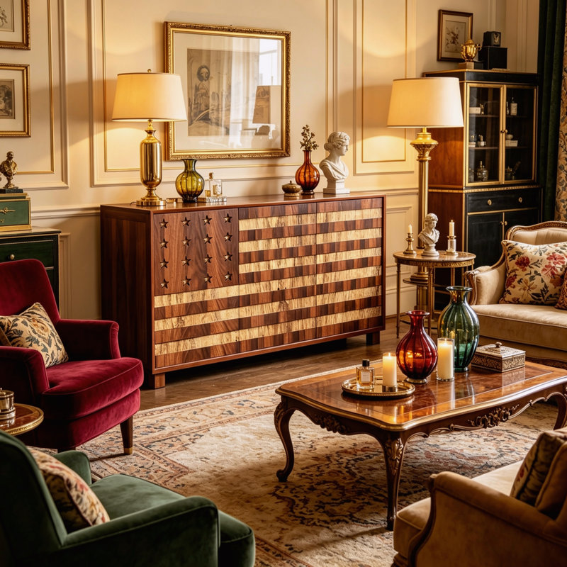 Buffet en noyer de 55,11 po de largeur sculpté à la main avec buffet, console de bar avec 2 tiroirs, 3 portes de rangement et tablettes réglables pour la salle à manger, la cuisine, le vestibule et le vestibule
