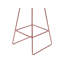 Anjail Upholstered Counter Stool with Metal Frame-1395487706