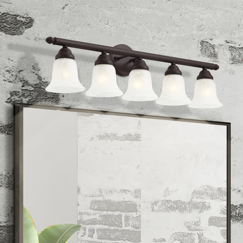 Hardin 5 - Light Dimmable Bath Bar, Bronze