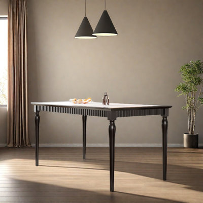 Classic Retro Simple Rectangular Dining Table