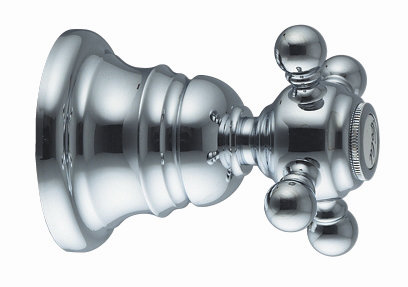 Valve de contrôle de volume murale Elizabeth, Chrome