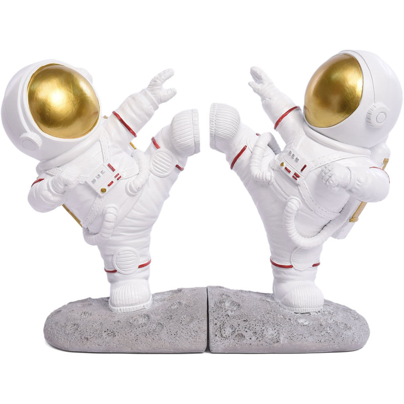 Contemporary Resin Non-Skid Bookends