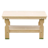 Rectangular Pine Outdoor Coffee Table