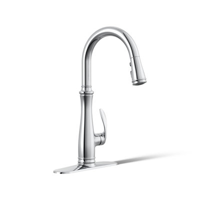 Bellera® Pull Down Single Handle Kitchen Faucet with Handle and Supply Lines