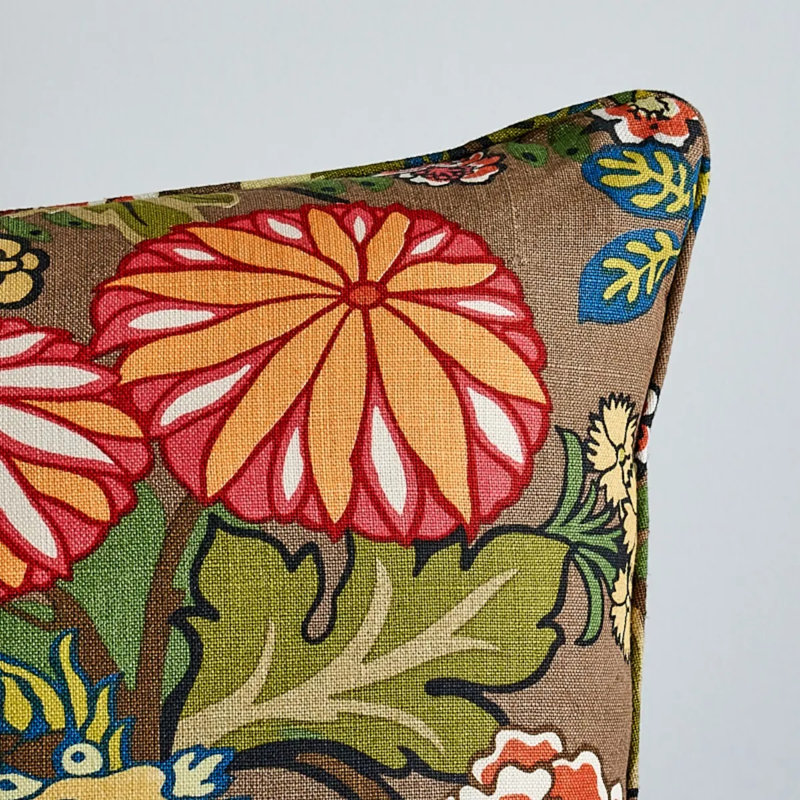 Chiang Mai Dragon Pillow, Mocha
