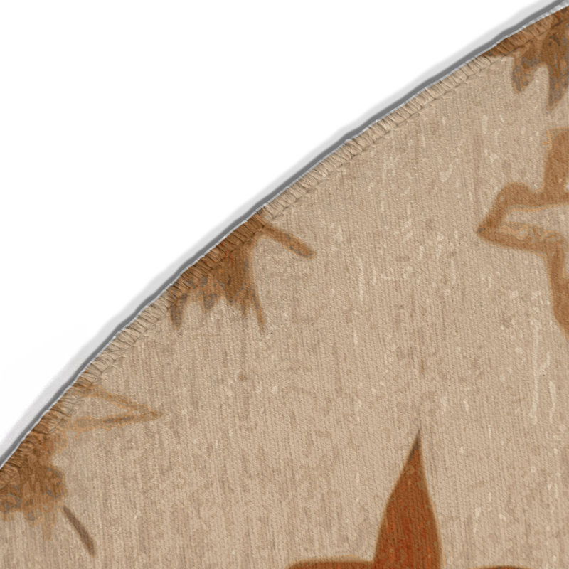 Tapis intérieur et extérieur Sunburst Vista, Rond 5 pi