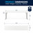 Noah Rectangular Plastic Folding Training and Event Table-100043352