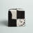 Radica 18" Animal Print Pouf Ottoman