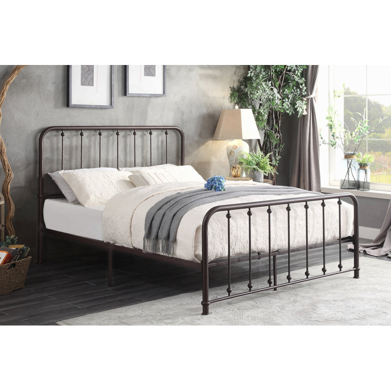 Mobilier de chambre Classic, Très grand lit, Bronze Antique