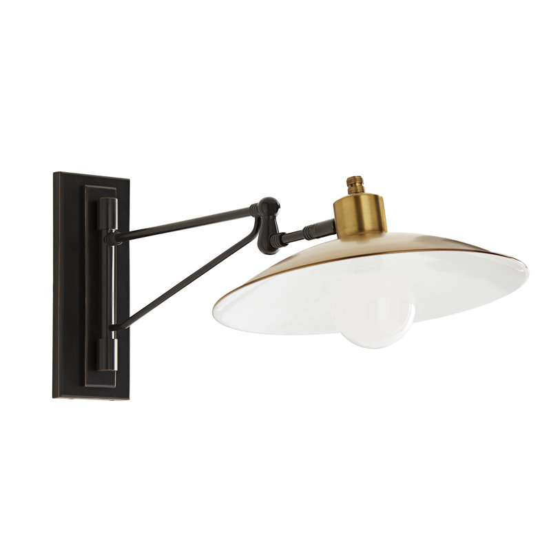 Nox 1 - Light Swing Arm, Antique Brass/Black