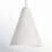Keavy 1 - Light White Cone Pendant