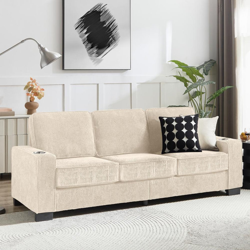Canapé 83,86 po, Beige