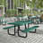 Kristy Commercial Grade Expanded Mesh Metal Outdoor Picnic Table with Anchors-18937251-35769255