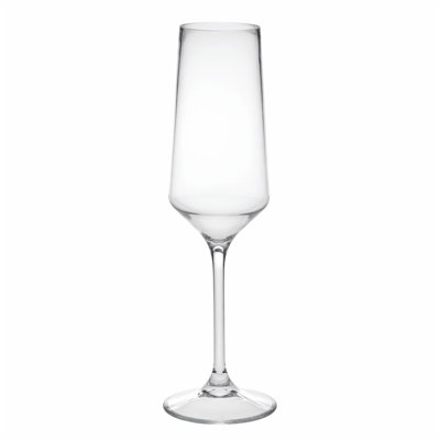  Lexington Tritan Champagne Flute Set of 4, 10 oz Unbreakable Plastic Mimosa Glasses