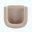 Fauteuil d'appoint rembourré Modern Boucle-1969425945