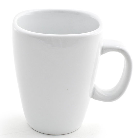 Ensemble de tasses à café Mod, Blanc brillant