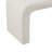 Boucle Waterfall Bench Cream 42"W