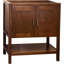 30" Freestanding Bath Vanity Open Shelf Sink Base Cabinet Without Top in Natural