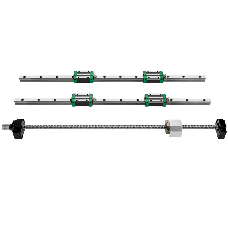 Rail de guidage linéaire 2Pcs HGR20-2000mm Rail linéaire avec 1Pcs