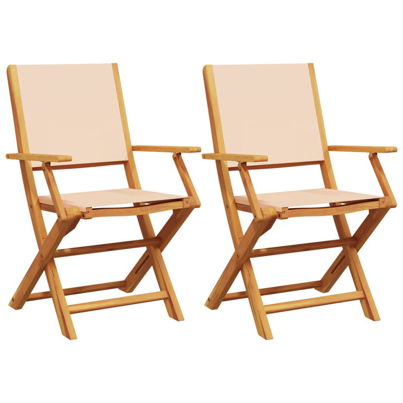 Castres Patio Dining Accent Chair, Beige