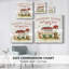 Feuilles croustillantes et pommiers sur toile-373996363