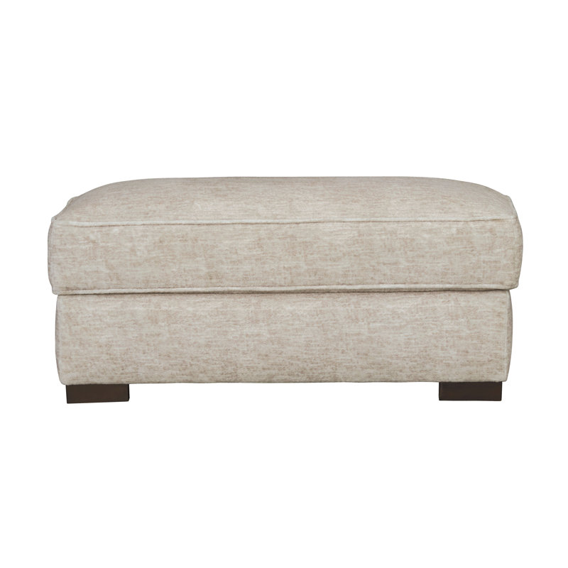 Repose-pieds standard Amabella, Mélange de polyester beige