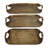 Aluminum Tray - Set of 3
