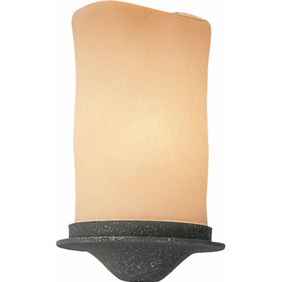 6.5"H x 4"W Sandstone Glass Cylinder Chandelier Wall Sconce Shade