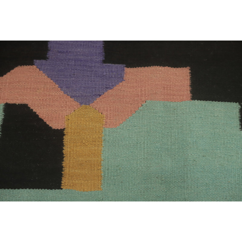 Tapis oriental en laine Kilim 8 x 10