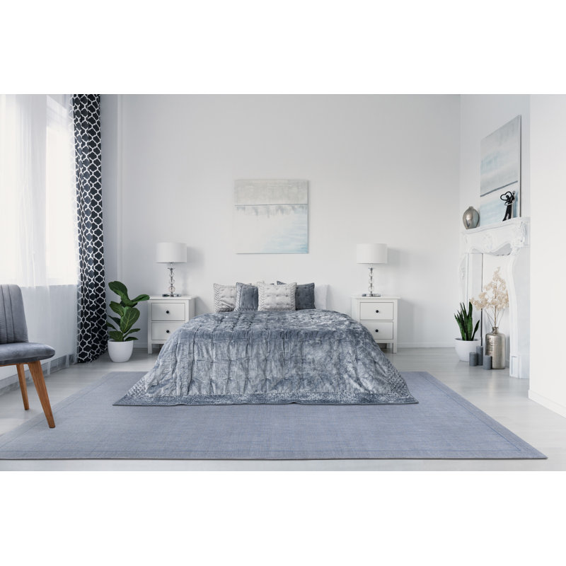 Linea Solid Colour Area Rug, Rectangle 160 x 240cm