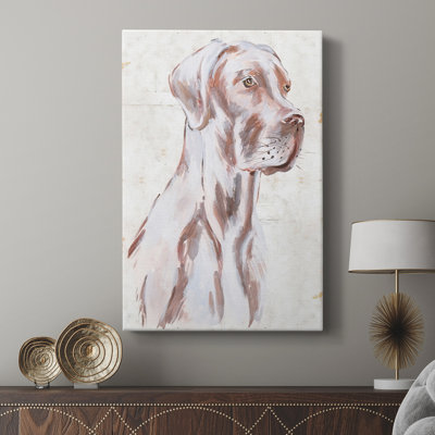 Chien assis IV - galerie sur mesure