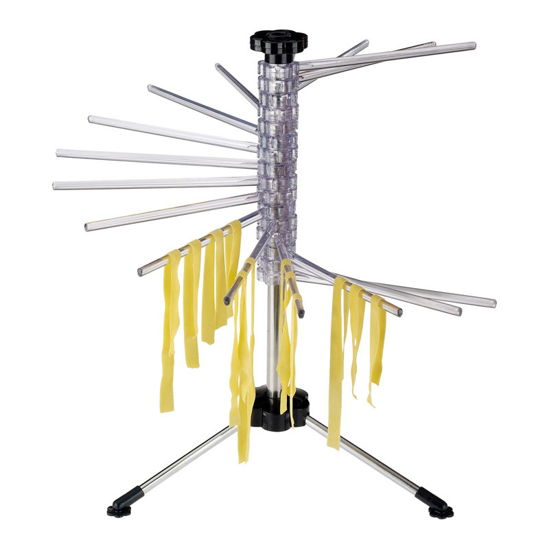 Stainless Steel Pasta Drying Rack with Transfer Rod