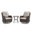 Chaises berçantes pivotantes pour l'extérieur, ensemble de patio en osier 3 pièces avec coussins épaissis, dossier haut, sièges profonds, accoudoirs larges, chaises pivotantes d'extérieur pour porche, terrasse-1938742972-1922228257