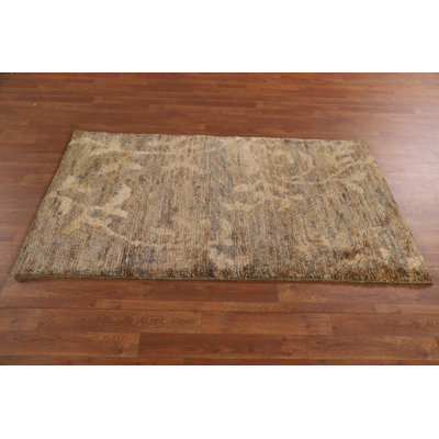 Tapis oriental brun marocain 3 x 5