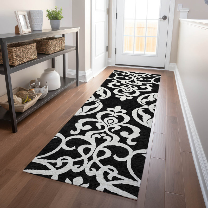 Tapis Chayden avec envers antidérapant, Tapis de couloir 2 pi 3 po x 7 pi 6 po
