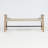 Solid Oak and Papercord Storage Bench-97912222