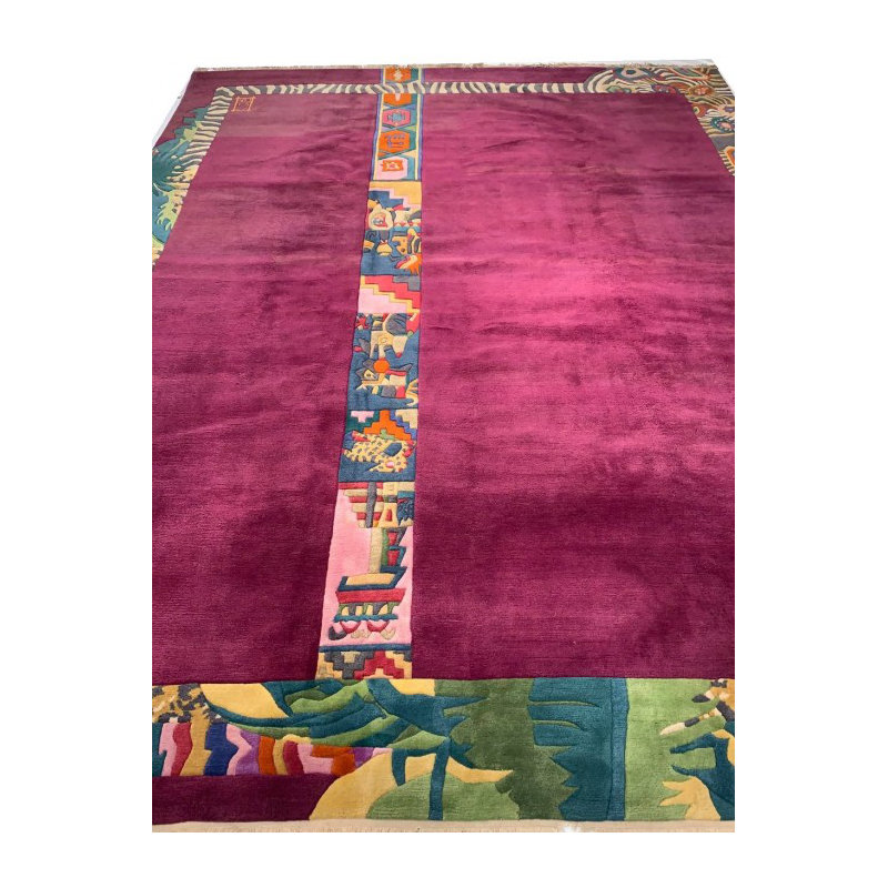 Haelly One-of-a-Kind 9'9" X 13'1" Hand Knotted Area Rug