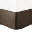 Édredon pour grand lit Charmeuse - taupe 7 pièces, coussin décoratif avec taille facile d'entretien, coussins brodés inclus-116011271