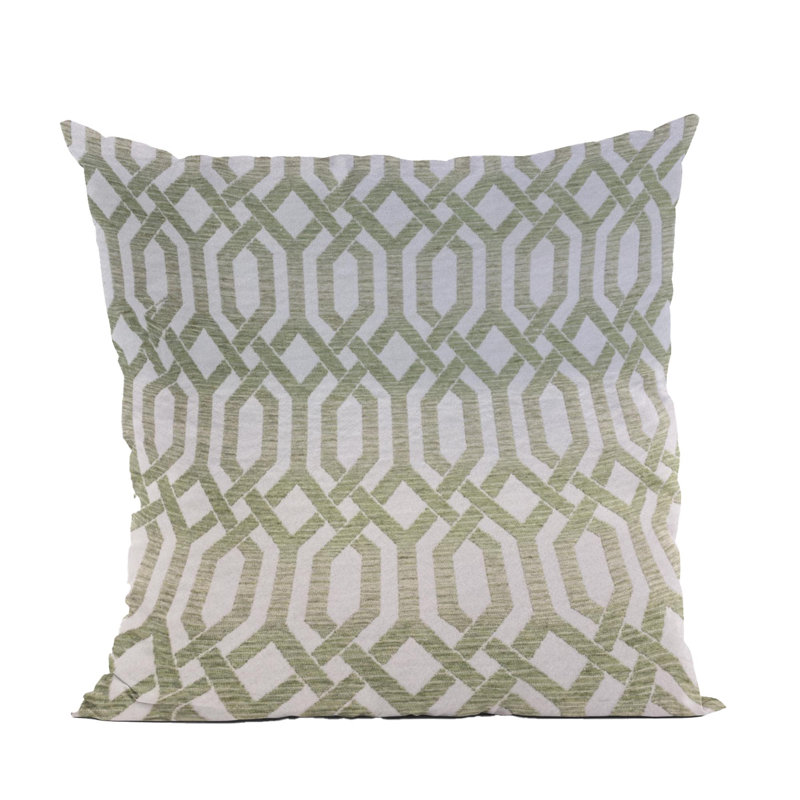 Coussin Plutus Green Beige, Rectangulaire, H 12 po x l 20 po