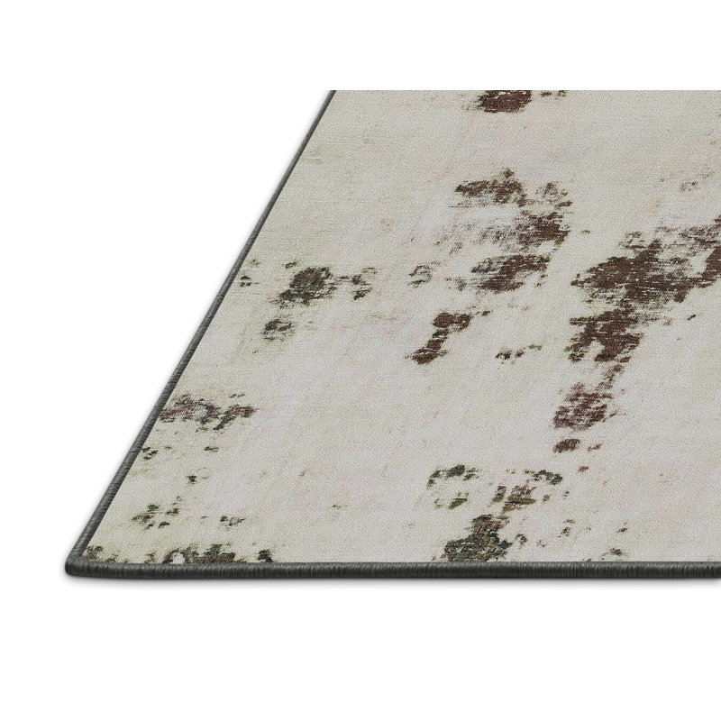 Guynelle Abstract Indoor Rug, Rectangle 2' x 4'