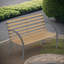 Slatted 3 Seater Outdoor Garden Bench