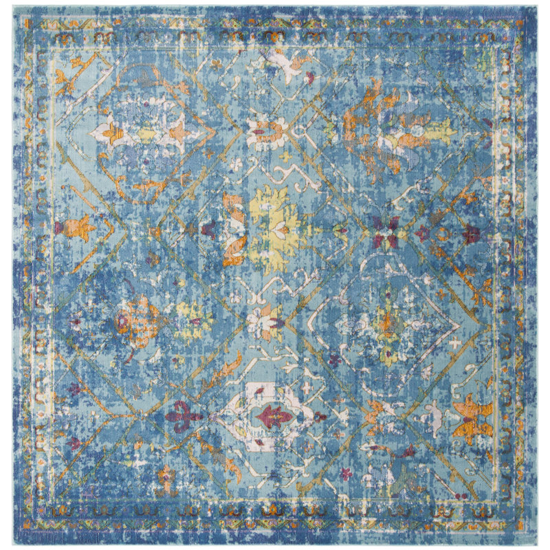Bruckmann Performance Oriental Rug, Square 6'5"