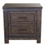 Lit à panneau, commode et miroir, table de chevet-103534887
