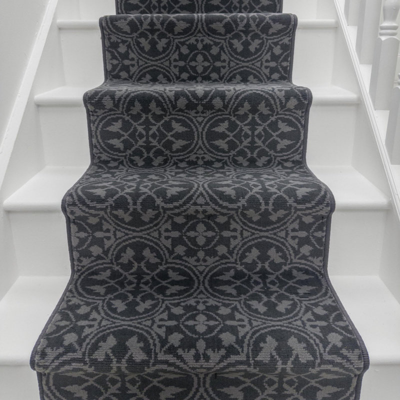 Stair Runner Geometric Shapes Area Rug, Stair Runner 60 x 450 cm