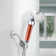7 Colours Shower Head with LED and Hose