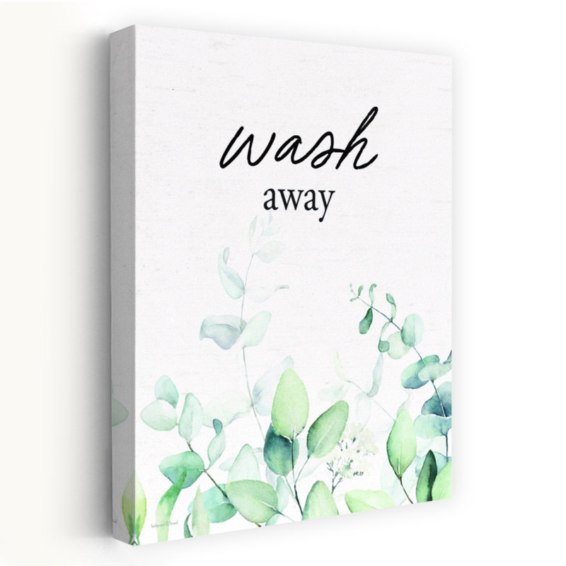 «Wash Away», art mural moderne abstrait nature, H 60 po x l 40 po