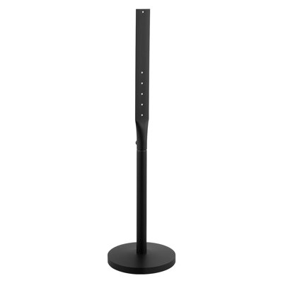 Portable Sign Post,4 ft Tall, Metal Sign Stands with Heavy Duty Cast Iron Base, Multi-Hole Design for Easy Installation, Wind-Resistant, for Indoor and Outdoor Parking, Warning, Notice