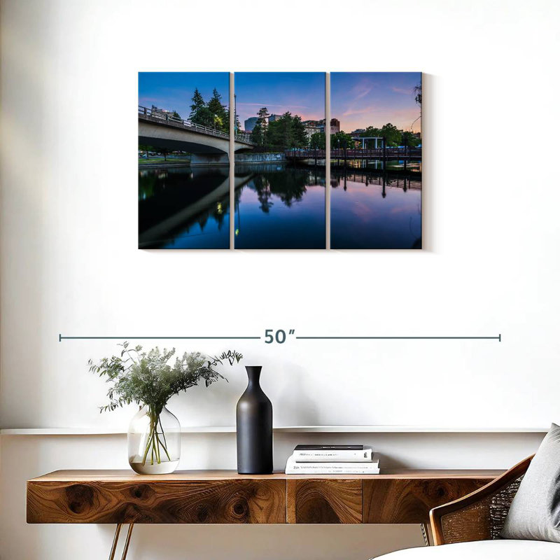 Rorry Spokane River At Riverfront Park, 20" H x 33" W